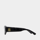 Bb0477sa Sunglasses - Balenciaga - Acetate - Black