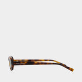 Sl 872 Erin Sunglasses - Saint Laurent - Acetate - Brown