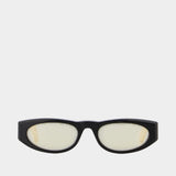 Vg0007s Sunglasses - Valentino - Acetate - Black