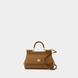 Sicily Crossbody - Dolce&Gabbana - Leather - Brown