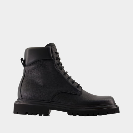 Day Classic Hammer Ankle Boots - Dolce&Gabbana - Leather - Black