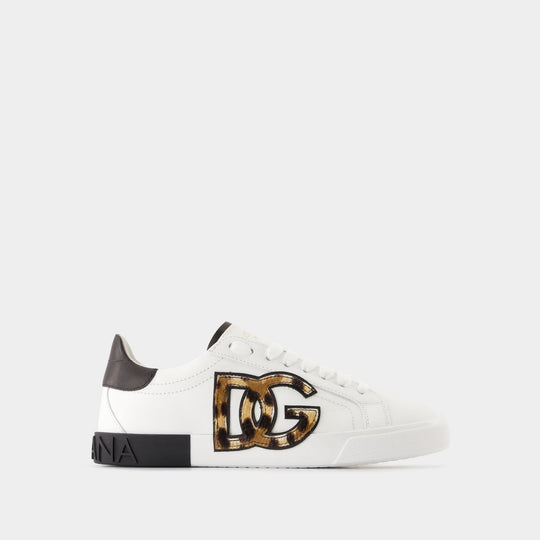 Sneakers - Dolce&Gabbana - Leather - Printed