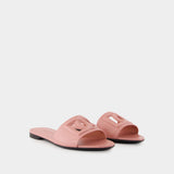 Sandals - Dolce&Gabbana - Leather - Pink