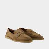 Pantofola Slippers - Dolce&Gabbana - Leather - Brown