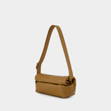Rollup Small Square Belt Shoulder Bag - Jil Sander - Leather - Khaki