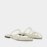 Sandals - Jil Sander - Leather - White