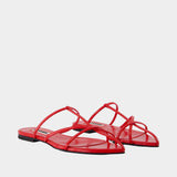 Sandals - Jil Sander - Leather - Red