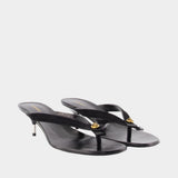 Pumps, size 50 – Versace – Leather – Black