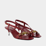 Pumps, size 50 – Versace – Leather – Red