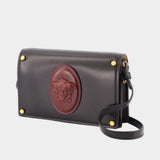 Wallet On Chain - Versace - Leather - Black