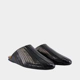 Sabot Sandals - Marni - Leather - Black