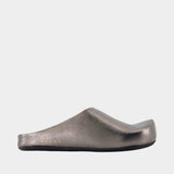 Fussbett Sabots - Marni - Synthetic - Silver