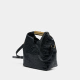 Japanese Small Crossbody - MM6 Maison Margiela - Leather - Black