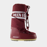 Icon Boots - Moon Boot - Synthetic - Burgundy