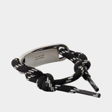 Plate Bracelet - Balenciaga - Metal - Silver