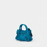 Le City Mini Crossbody - Balenciaga - Leather - Blue