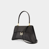 Hourglss Soft Medium Purse - Balenciaga - Leather - Black