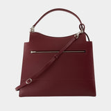 Nano Top Handle Medium Purse - Balenciaga - Leather - Burgundy