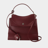 Nano Top Handle Medium Purse - Balenciaga - Leather - Burgundy