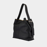 T-Bar Sling Shopper Bag - Alexander McQueen - Leather - Black