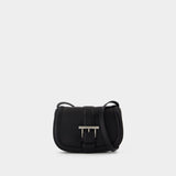 T-Bar Satchel Mini Purse - Alexander McQueen - Leather - Black