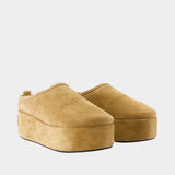 Alaska Mules - Balenciaga - Leather - Brown