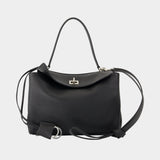 Rodeo Top Handle Small Purse - Balenciaga - Leather - Black