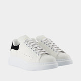 Oversized sneakers - Alexander McQueen - Leather - White/Black