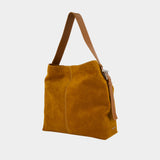 T-Bar Sling Shopper Bag - Alexander McQueen - Leather - Brown