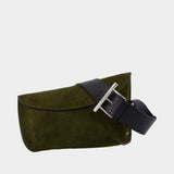 T-Bar Sling Large Crossbody - Alexander McQueen - Leather - Khaki