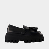 Loafers - Alexander McQueen - Leather - Black