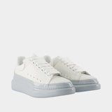 Oversized Sneakers - Alexander McQueen - Leather - Blue