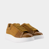 Oversized Sneakers - Alexander McQueen - Leather - Brown