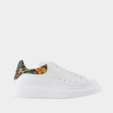 Oversized Sneakers - Alexander McQueen - Leather - White