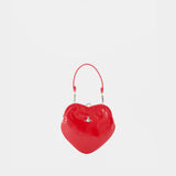 Belle Heart Frame Shoulder Bag - Vivienne Westwood - Leather - Red