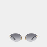 Gg2051s Sunglasses - Gucci - Metal - Gold