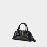 Zip Brocle Mini Shoulder Bag - Osoi - Leather - Black
