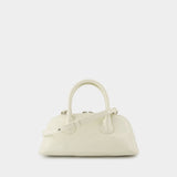 Zip Brocle Mini Shoulder Bag - Osoi - Leather - Cream
