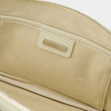 Zip Brocle Mini Shoulder Bag - Osoi - Leather - Cream