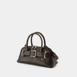 Zip Brocle Mini Shoulder Bag - Osoi - Leather - Brown