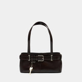 Shoulder Brocle Mini Bag - Osoi - Leather - Brown
