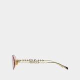 Gg1922s Sunglasses - Gucci - Metal - Pink