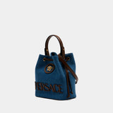 Bucket Bag - Versace - Cotton - Blue