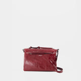 Winna Duo Shoulder Bag - Isabel Marant - Leather - Burgundy