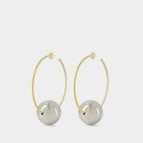 Hoops Ga Earrings - Isabel Marant - Metal - Gold