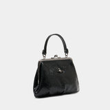 Granny Frame Purse - Vivienne Westwood - Leather - Black