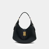 Kat Large Gold Shopper Bag - Ganni - Leather - Black