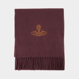 30x236 Scarf - Vivienne Westwood - Wool - Burgundy