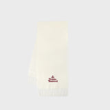 30x180 Scarf - Vivienne Westwood - Wool - White