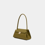 Small Mimi Shoulder Bag - AMI Paris - Leather - Green